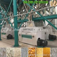 Maize mills for milling maize to flour grits with roller mills flour sifter for Africa maize flour millings