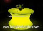 Waterproof Led outdoor furniture , lighting glowing bar table / stools