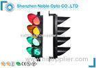 Full Ball Amber Led Warning Traffic Light Red / Green Countdown Two Digits 4Aspects