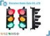 300mm 12'' Solar Powered Traffic Light System Intelligent Red Yellow Green Cobweb Lens