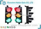 300mm 12'' Solar Powered Traffic Light System Intelligent Red Yellow Green Cobweb Lens