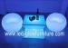 Commercial LED lounge Furniture , apple shape Illuminated LED bench light