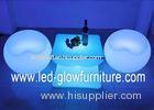 Commercial LED lounge Furniture , apple shape Illuminated LED bench light