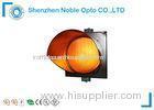 High Flux Yellow Traffic Light Lamp cobweb lens for School / Bus Station