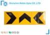 Custom solar yellow traffic sign arrow waterproof 10W / 12v 11Ah / 12v