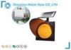 Yellow Led Flashing Warning Lights Commercial Solar Lighting for vehicle direction