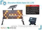 25 Amber Lamps Traffic Arrow Board 13 Flashing Modes CE / RoHS approved