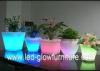 Beautiful Color changing led lighted flower pots outdoor ,Illuminated LED Ice Bucket / cooler