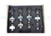 Steel 12pcs / Set Fuel Injector Clamps Holder Tool Kits for DELPHI DENSO BOSCH Common Rail System