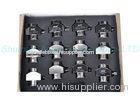 Steel 12pcs / Set Fuel Injector Clamps Holder Tool Kits for DELPHI DENSO BOSCH Common Rail System