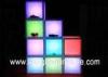 Polyethylene Plastic LED Cube Furniture container lighting / led Flower Pot