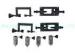Universal Engine Diesel Injector Clamps Holder Common Rail Tool With Fuel Oil Collector Kit