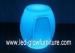 Rechargeable battery Plastic RGB Color led glow balls , glowing led bench