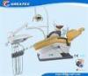 Comfortable Dental Chair Unit with Seamless PU seat , dental clinic equipment