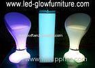 Modern Glowing night club bar stools , High led cocktail bar counter furniture