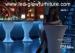 IP65 Waterproof LED cocktail bar chair and table / stool for Oliver Queen verdant club