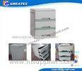 Medical Equipment ABS Plastic Hospital Bedside Cabinet / Locker / Table with wheels