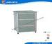 Aluminum Column Wooden Antique Hospital Bedside Cabinet Table With Drawer And One Door