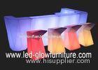 Waterproof IP65 LED Light with bluetooth speaker , Glowing LED bar counter and stools