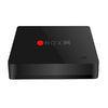 Black 4K x 2K Smart Quad Core Android TV Box Ethernet 10 / 100M LAN Support BT 4.0