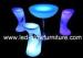 Illuminated High LED Bar Stool with 2000 - 4400mAh rechargeable Lithium Battery