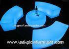 Polyethylene Plastic Illuminated led bar stool and Rechargeable Lighting table