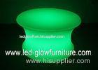 Multi - color changeable Plastic LED Illuminated Table , Waterproof led party furniture