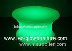 Multi - color changeable Plastic LED Illuminated Table , Waterproof led party furniture