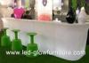 Modern Coffee House and night clubs LED glow furniture cocktail table RGB LEDs