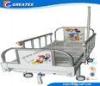 Luxury Adjustable Electric Pediatric Hospital Baby Bed , Hospital Baby Cart / Cot