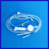 Disposable precision filter infusion device for hospital use