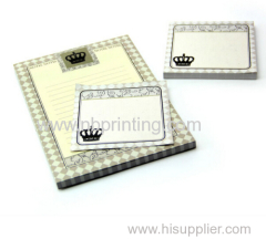 Notepad with Sticky Memo Pad Set