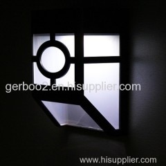 New Arrival Hot Bulb Solar Power Panel 2LED Fence Gutter Light Outdoor Garden Wall Lobby Pathway Lamp Outdoor Lighting