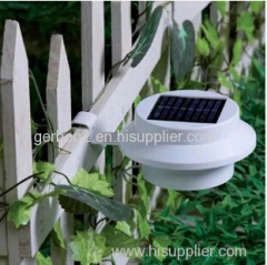 3 LED Solar fence lights Garden Lights Outdoor White color and Warm Color