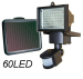 60LED Solar Steet Lamp PIR Motion Sensor Lights 100% Solar Powered Outdoor Emergency Lighting Security Wall Spot Light l