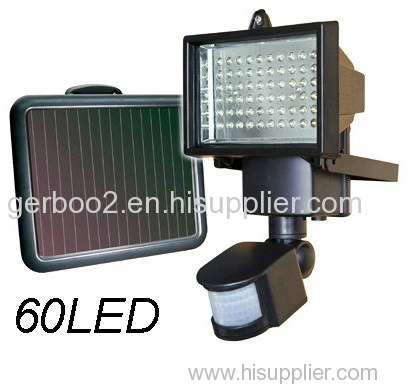 60LED Solar Steet Lamp PIR Motion Sensor Lights 100% Solar Powered Outdoor Emergency Lighting Security Wall Spot Light l