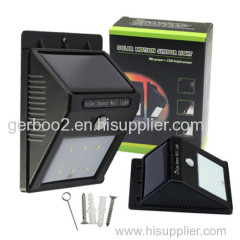 Solar Light Waterproof Outdoor 8LED Light Solar Energy Powered Motion Sensor Detector Activated Auto On/Off Lamp