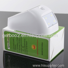 Solar Powered 4LEDs PIR Induction Wall Light Motion Sensor Led Steel Lights Garden Wall Pir Lobby Pathway Lamps