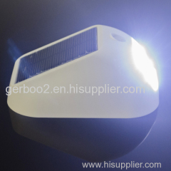 Solar Powered 4LEDs PIR Induction Wall Light Motion Sensor Led Steel Lights Garden Wall Pir Lobby Pathway Lamps