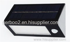 High Quality Solar Wall Lights Waterproof LED Outdoor Solar Lighting PIR Sensor Light