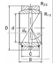 XLB Radial Spherical Plain Bearings GEG15ES GEG15ES2RS