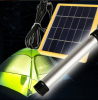 High Quality Solar Panel Power Multi-Function LED Tube Outdoor Camping Tent Portable Emergency Light Free Shipping