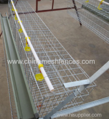 Galvanized 4 Tiers Laying Hens Cage