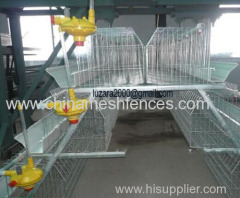 Galvanized 4 Tiers Laying Hens Cage