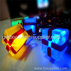 New Year Christmas Ornament Festival Party Gift Box LED Fairy Tale String Light For Wedding Lamp Decoration Light