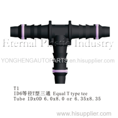 T type tee quick connector