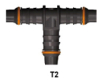 T type tee Hose connector