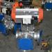 pneumatic 3 way Ball valve flanged ball valves