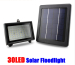 Solar Powered 30LED Light Power Spotlight Garden Lawn Lamp Waterproof Flood Light