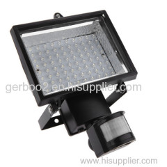 80LED Outdoor Security Spotlight Solar Panel PIR Motion Sensor Lamp for Lawn Garden Road Pathway Driveway